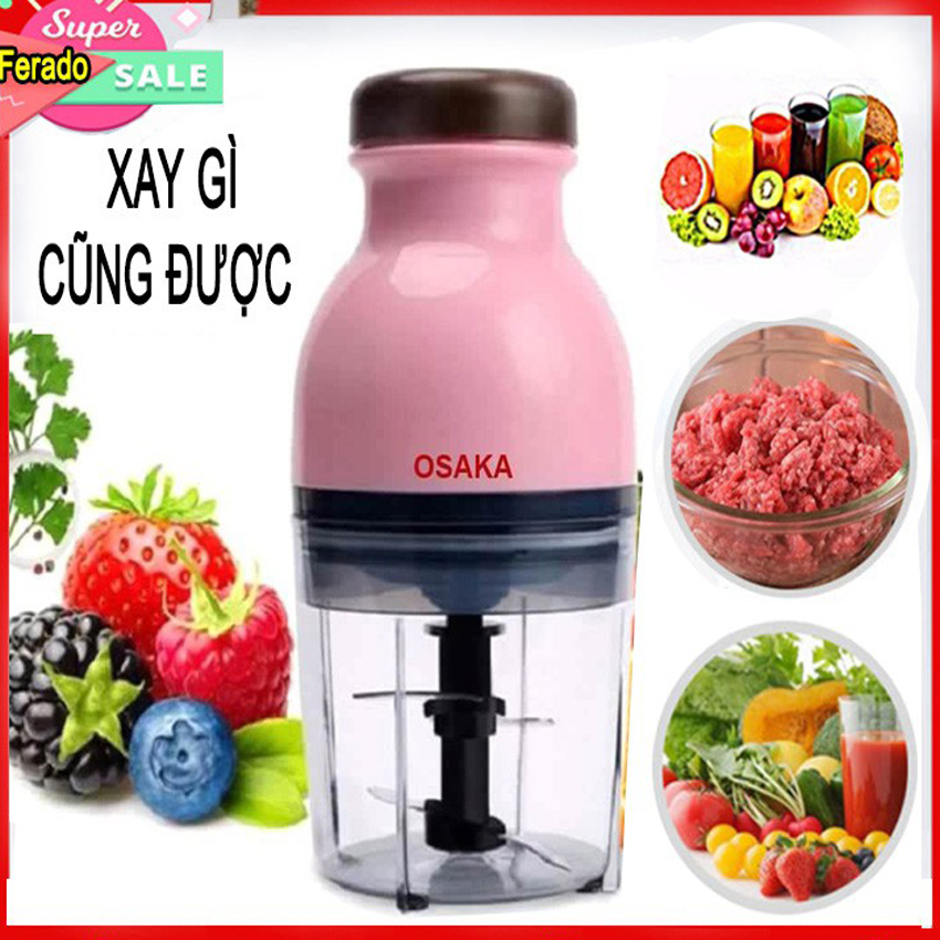[HCM]Máy Xay Cầm Tay Osaka Nhật Bản- Công Suất Lớn- Thiết kế gọn gàng tiện lợi - Xay sinh tố xay đậu nành xay thịt dễ dàng. Bảo hành đổi mới 1 - Gía giảm Ngay Hôm Nay - Mã sản phẩm 6313