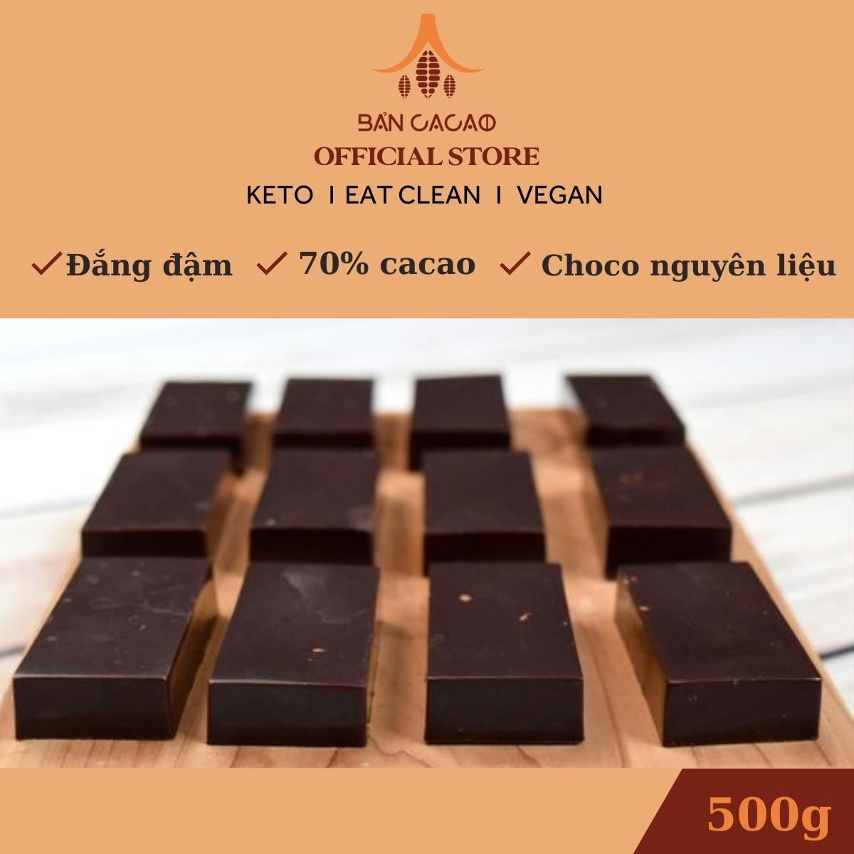 Sô cô la nguyên liệu 70% ca cao