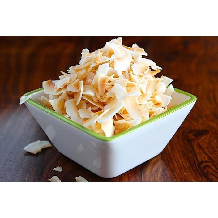 250G Dừa Sấy Khô Giòn Như Bim Bim Thơm Ngon (Chấm Tương Ớt Ngon)