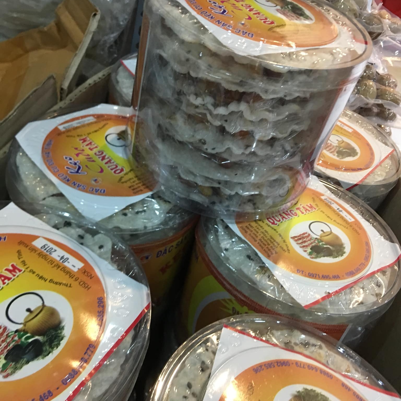 [Combo 2 hộp kẹo cu đơ 450g/hôp]món đặc sản Hà Tỉnh ngon và nổi tiếng làm quà biếu, ăn vật. shop bách hóa hạt dinh dưỡng