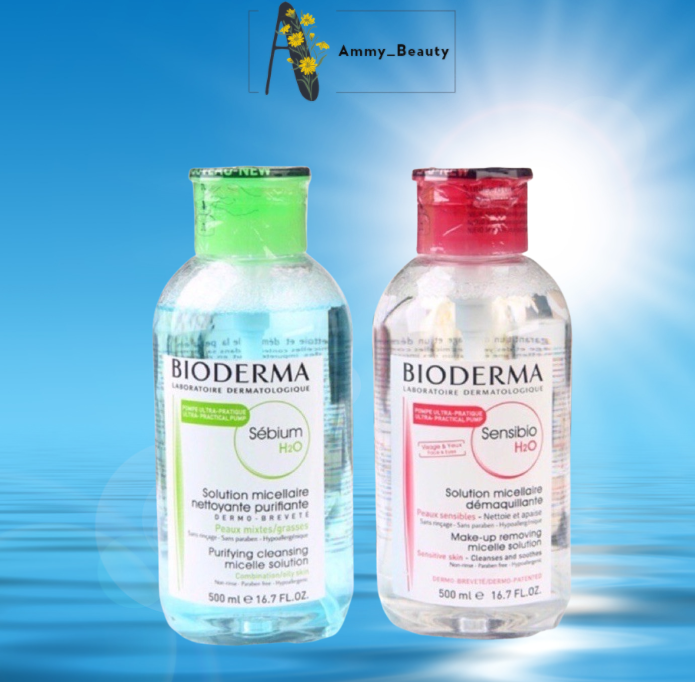 Nước Tẩy Trang Bioderma 500ml Mẫu Mới Nắp Nhấn