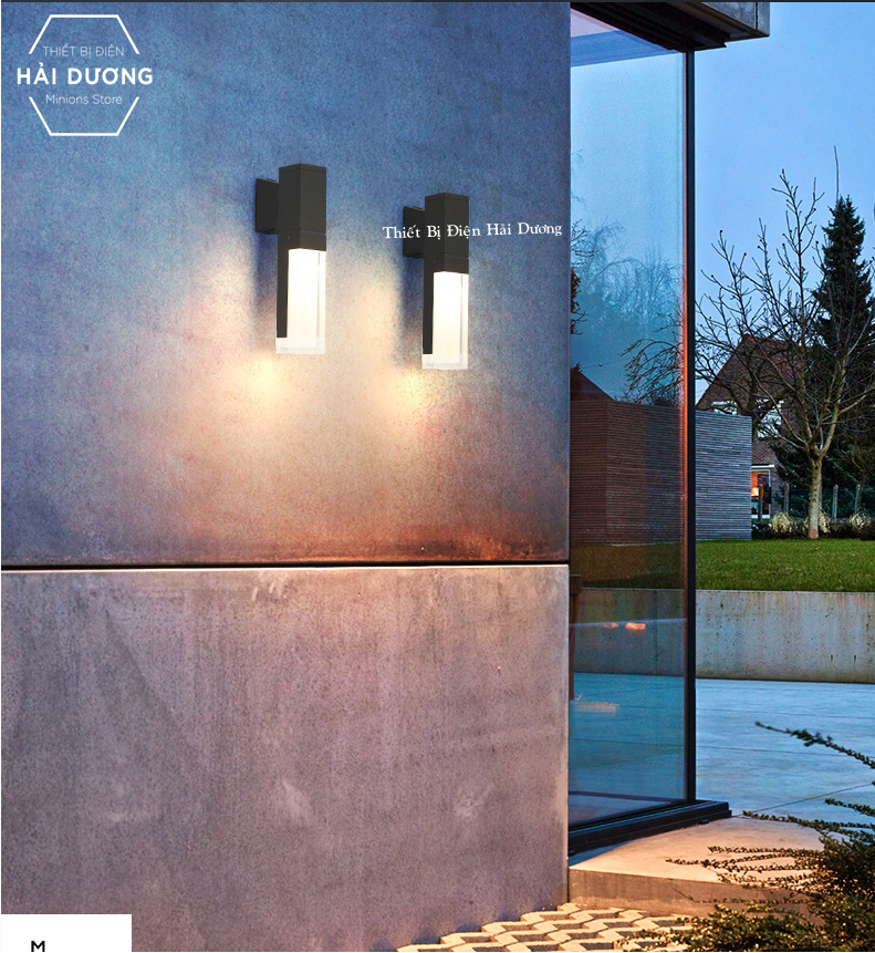 Đèn Tường Led Kiểu Dáng Hiện Đại 7w/14w Chống Nước DT-1167 - Led Siêu Sáng - Ánh Sáng Vàng