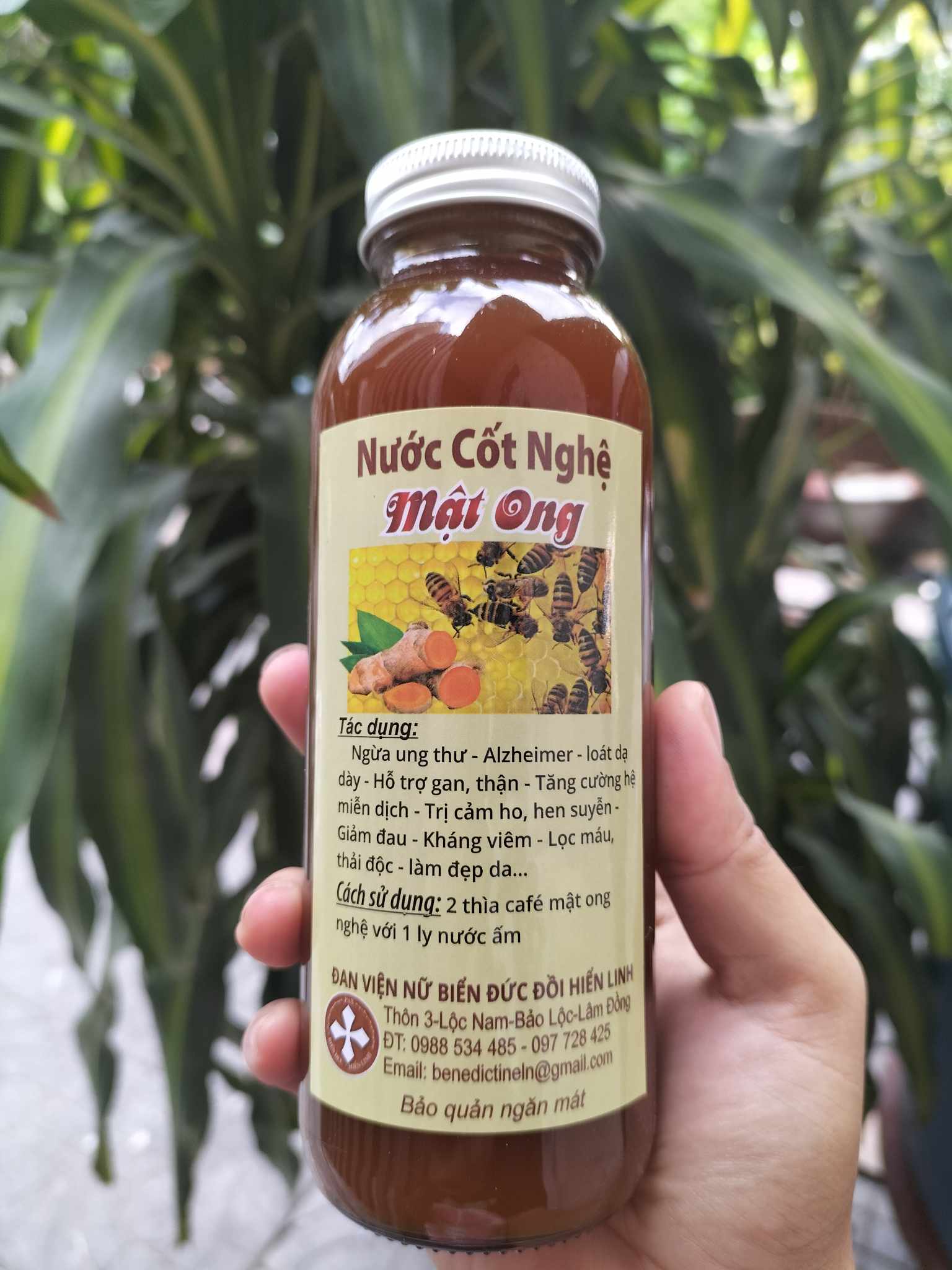 Nước cốt nghệ mật ong biển đức