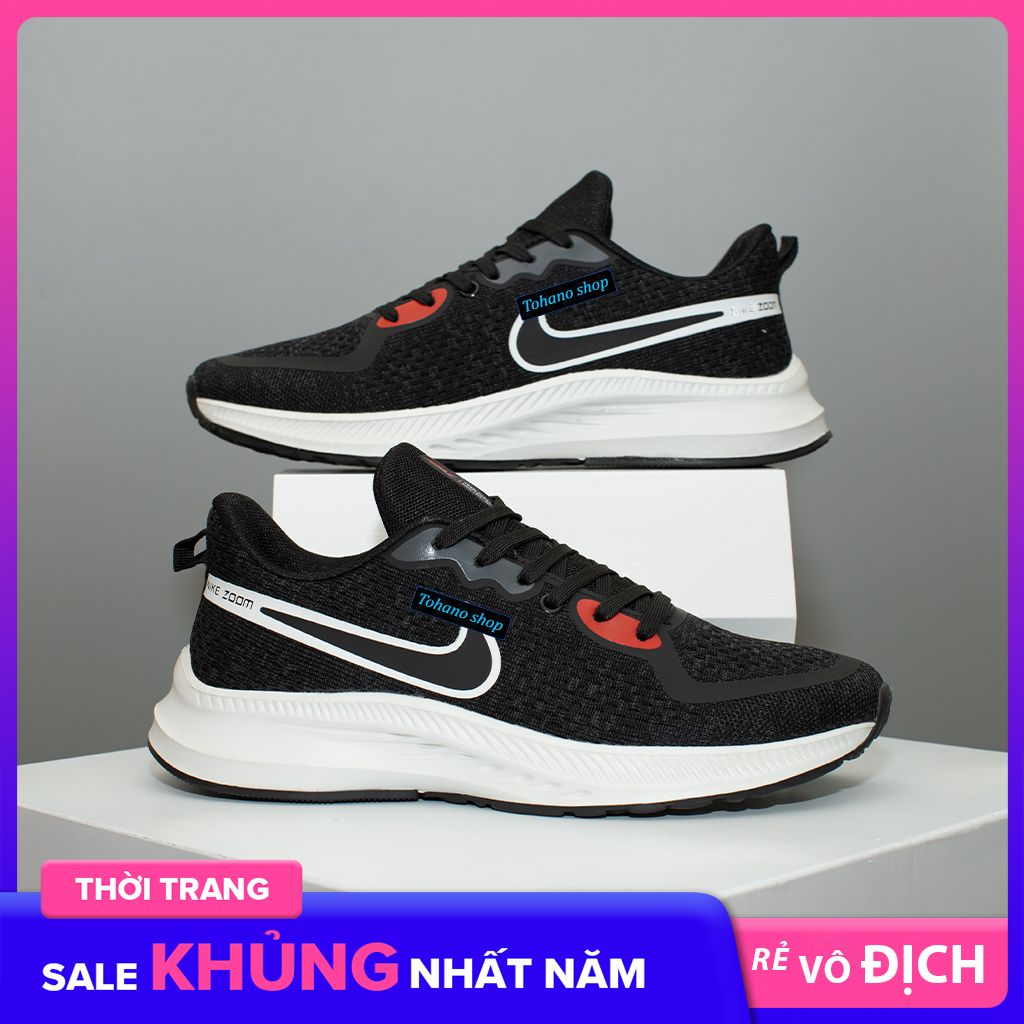 [SƯU TẦM MÃ HỖ TRỢ SHIP 50K] Giày sneaker nam giày thể thao nam N35 màu đen giày ulzzang nam giày chạy bộ nam giày thời trang nam giày tập gym
