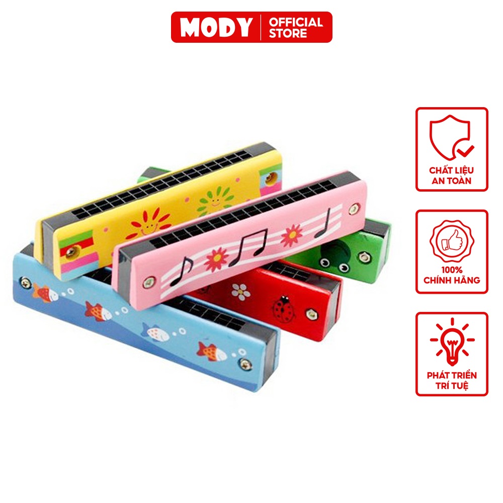 Kèn hamonica cho bé MODY M1323 phát triển thính giác và giáo dục sớm (màu ngẫu nhiên)