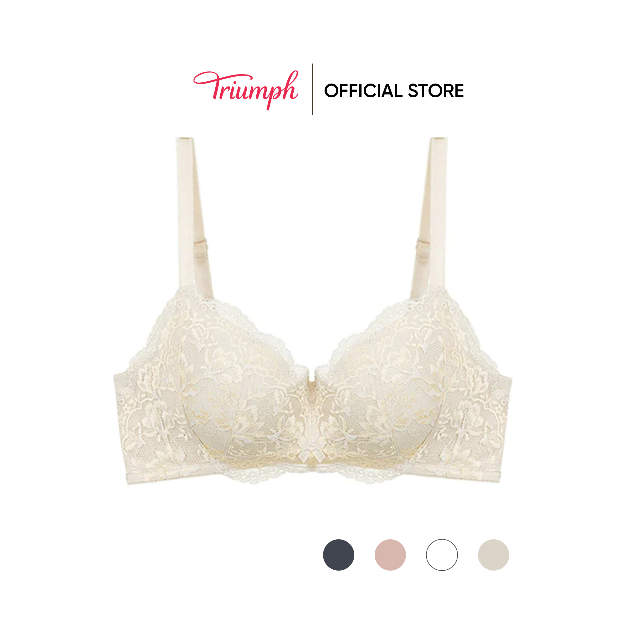 Áo ngực nữ Triumph Natural Elegance P 01 Không Gọng Mút Mỏng