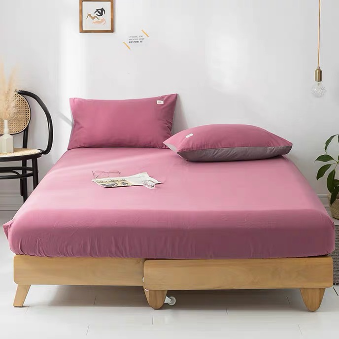 Ga giường Cotton thun cao cấp Ngọc Diệp  Bộ Ga trải nệm giường Tici drap bọc đệm 1m2 1m6 1m8 2m2 mát lạnh