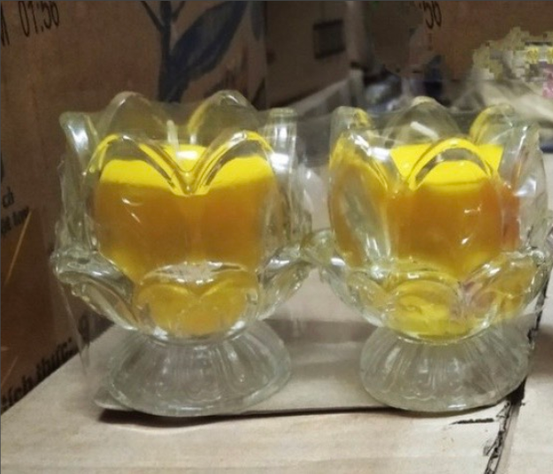 [HCM]Nến ly sáp bơ - không mùi không khói đảm bảo nến bơ sạch 100%