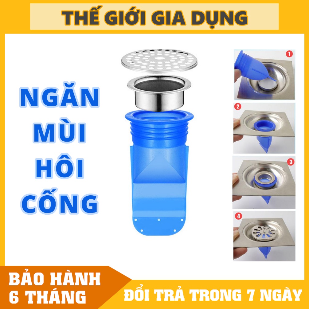 Bộ Chống mùi thoát sàn, ngăn mùi nhà tắm, ngăn côn trùng, chống mùi thoát nước, mùi nước thải, mùi cống