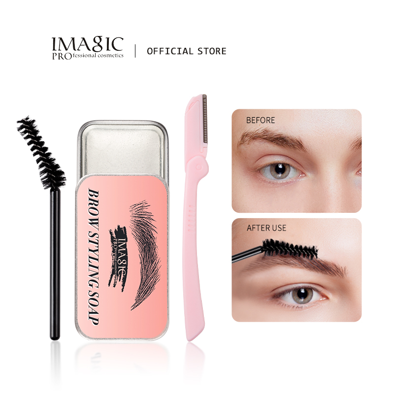 IMAGIC Xà Phòng Lông Mày Trong Suốt 3D Gel Tạo Kiểu Lông Mày Lâu Trôi Chống Thấm Nước
