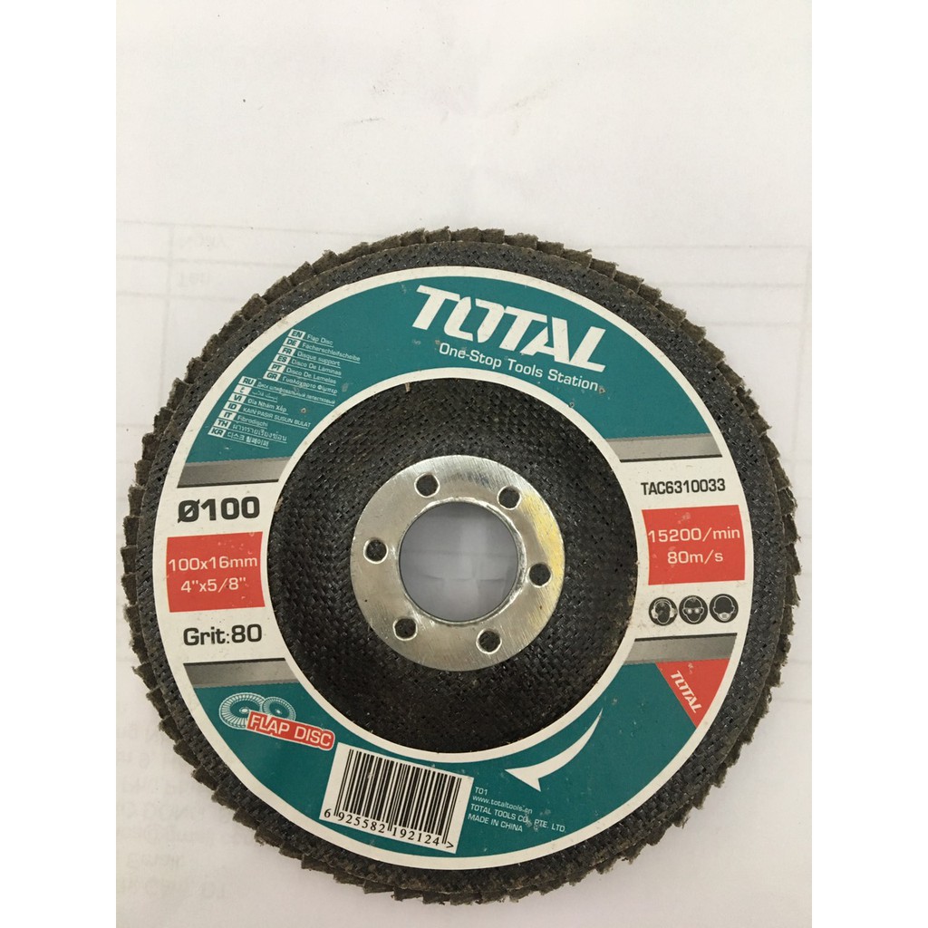 100x16mm nhám xếp p80 total tac6310033