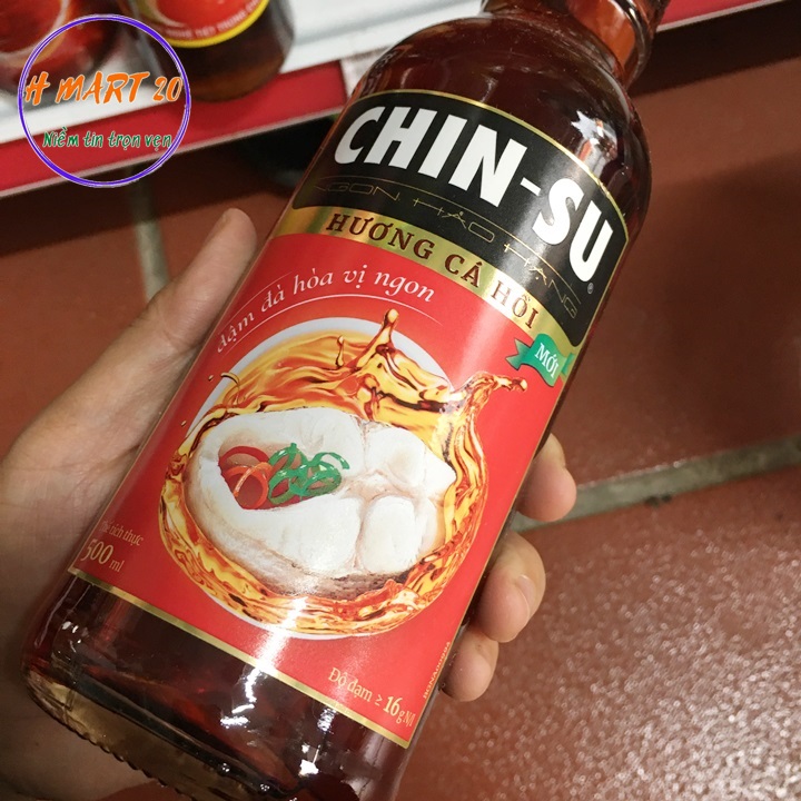 Nước mắm chinsu hương cá hồi 500ml đậm đặc