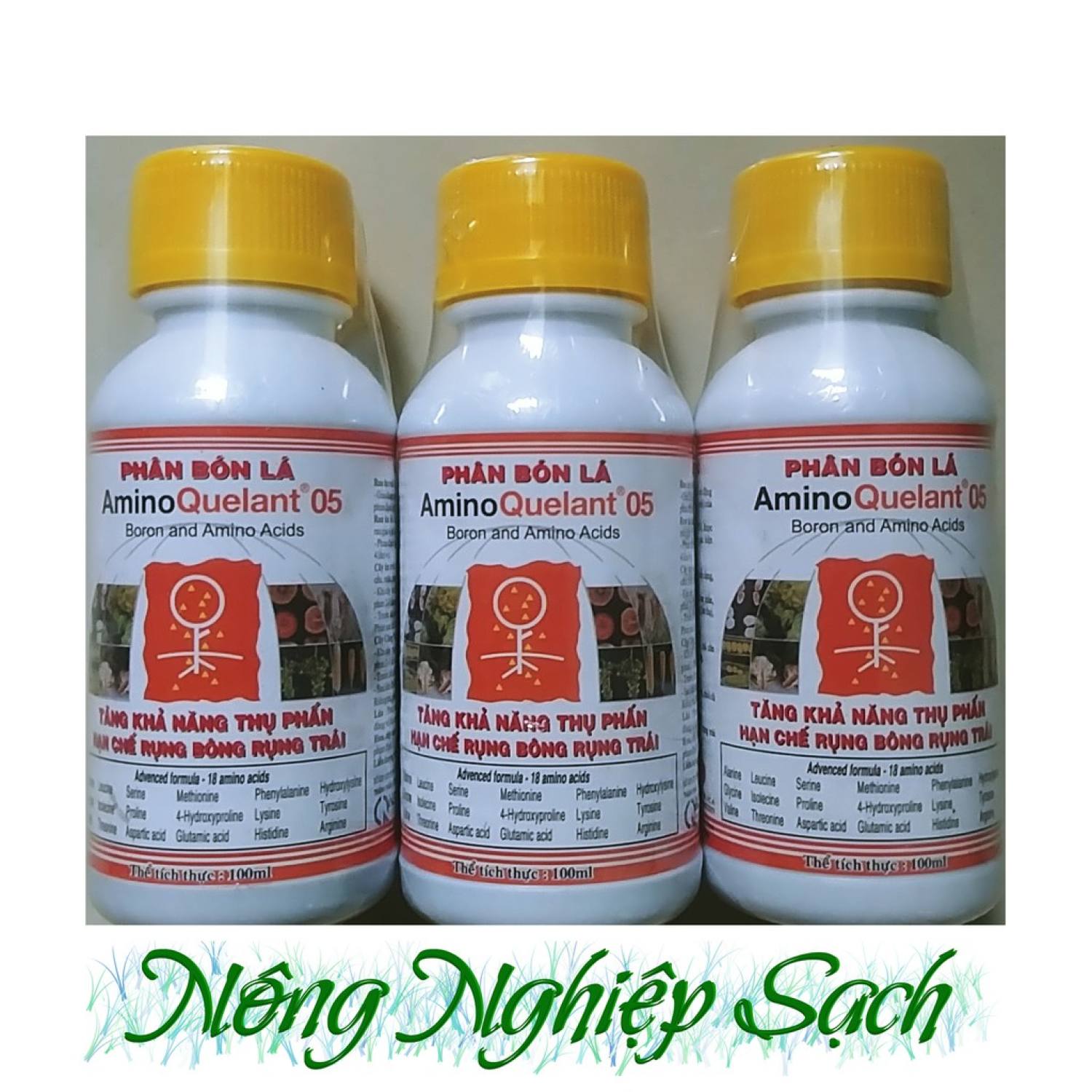 Phân bón lá Amino Bo– Bổ sung vi lượng Bo, chống rụng nụ Chai 1 Lít