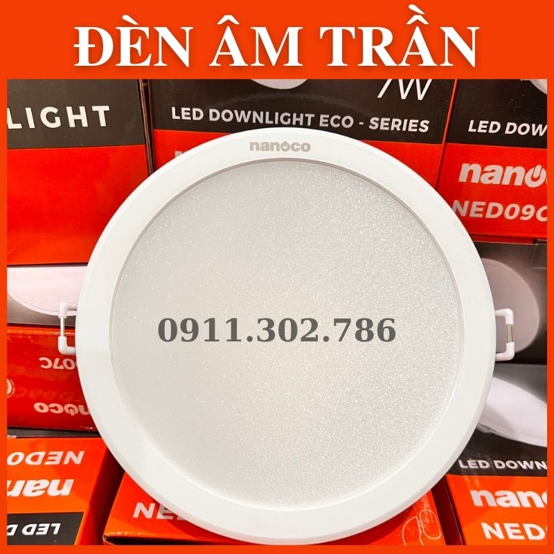 Đèn âm trần thạch cao, đèn led âm trần 7w, 9w, 12w, 15w ánh sáng trắng, 3 chế độ đổi màu