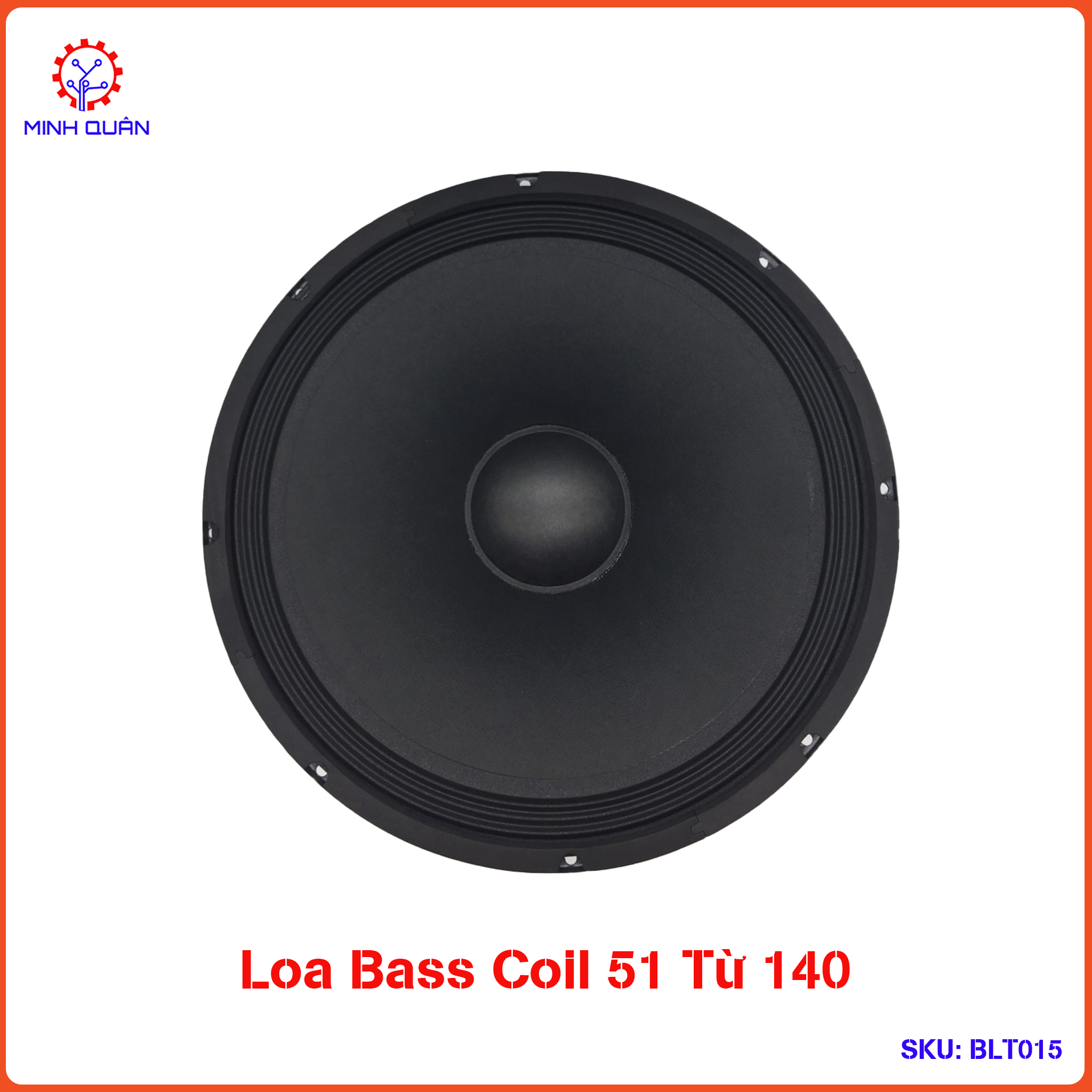 Loa Bass 4 Tấc Sườn Sắt Coil 51 Từ 140 4 Ohm