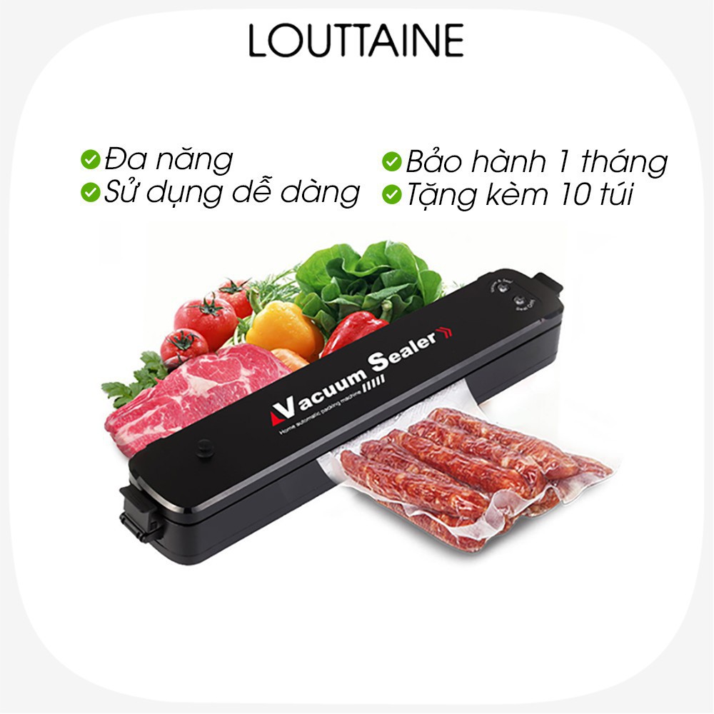 Máy Hút Chân Không Thực Phẩm Đa Năng Vacuum Sealer - Mẫu Máy Hàn Miệng Túi Kiêm Hút Chân Không Mini Gia Đình Tiện Lợi