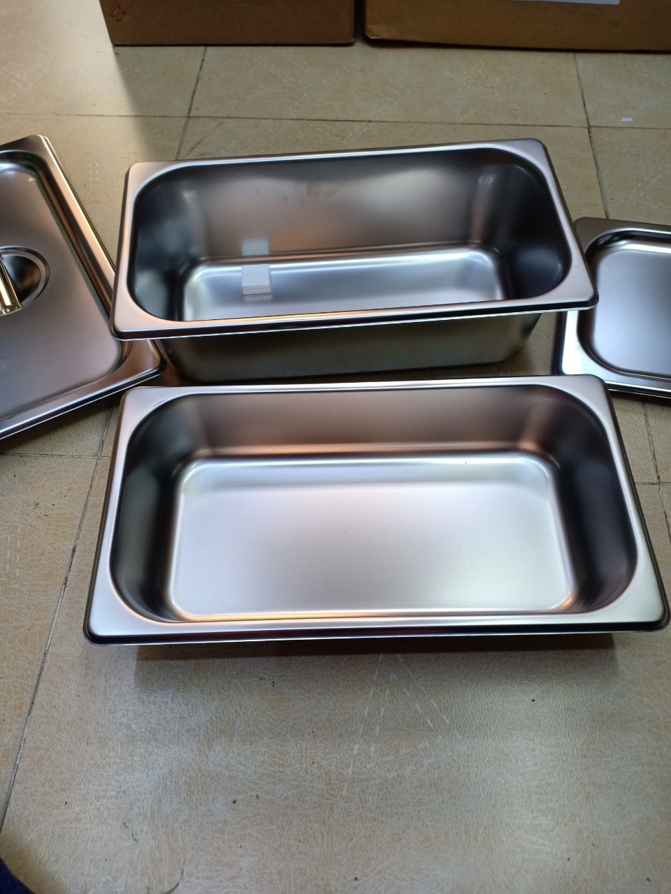 [HCM]Khay GN 1/3 Đựng Thạch Topping Đựng Thực Phẩm Đựng Pate vntrade