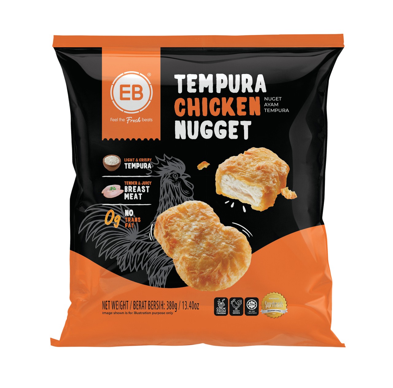 Gà nugget eb malaysia 380g