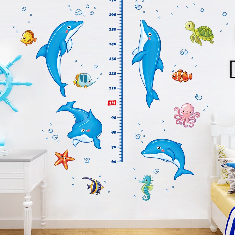 Tranh trang trí phòng cho bé THƯỚC ĐO CHIỀU CAO NHIỀU MẪU - Giấy và decal dán tường trẻ em
