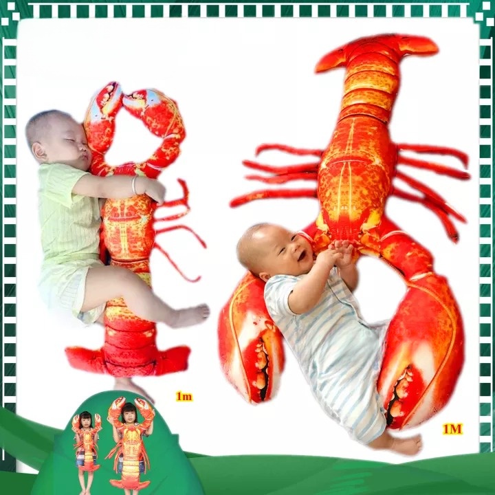 Gối ôm tôm hùm siêu to