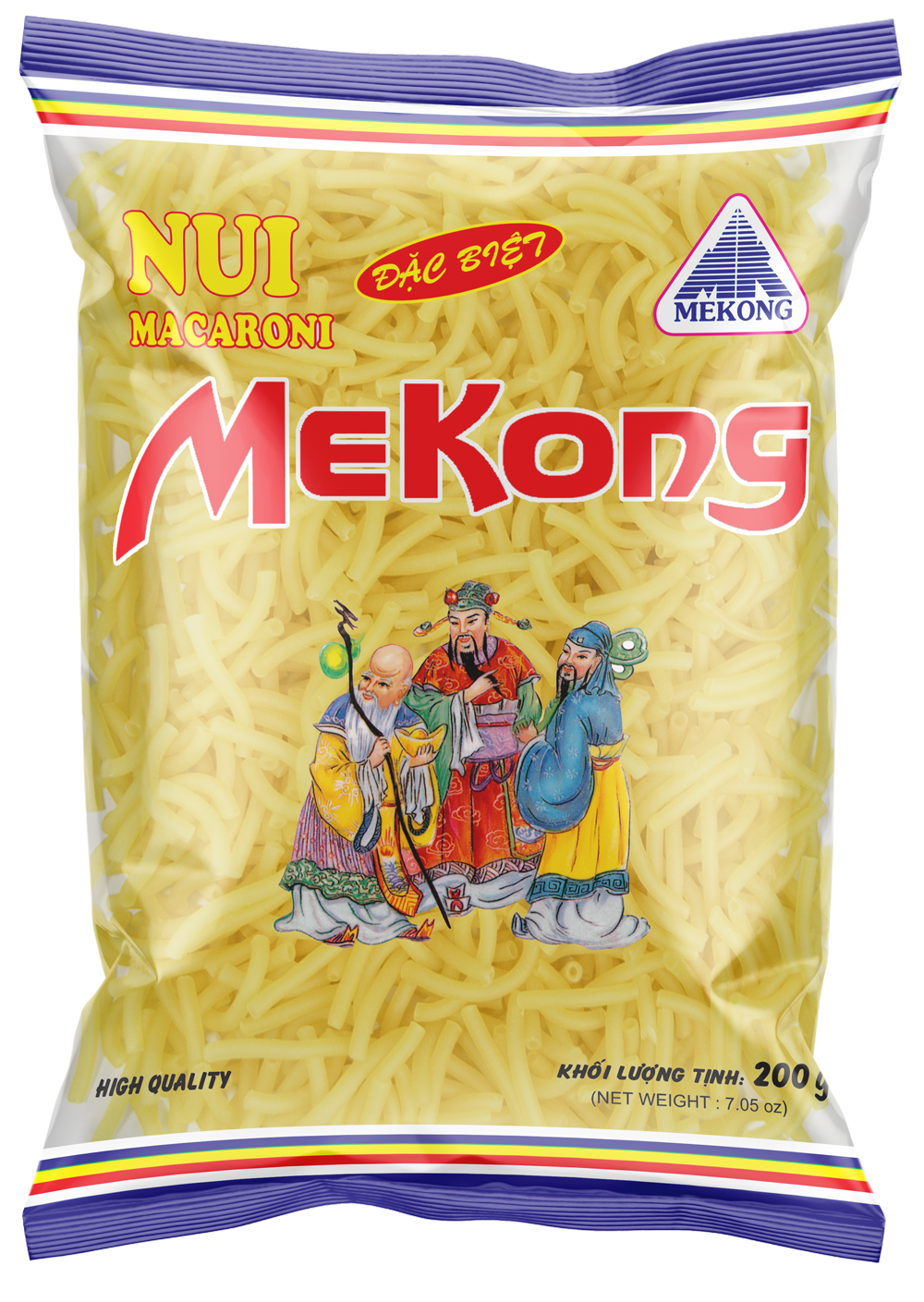 Nui ăn/ nui gạo ống nhỏ / nui tâm mekong / nui cho trẻ em - gói 400g