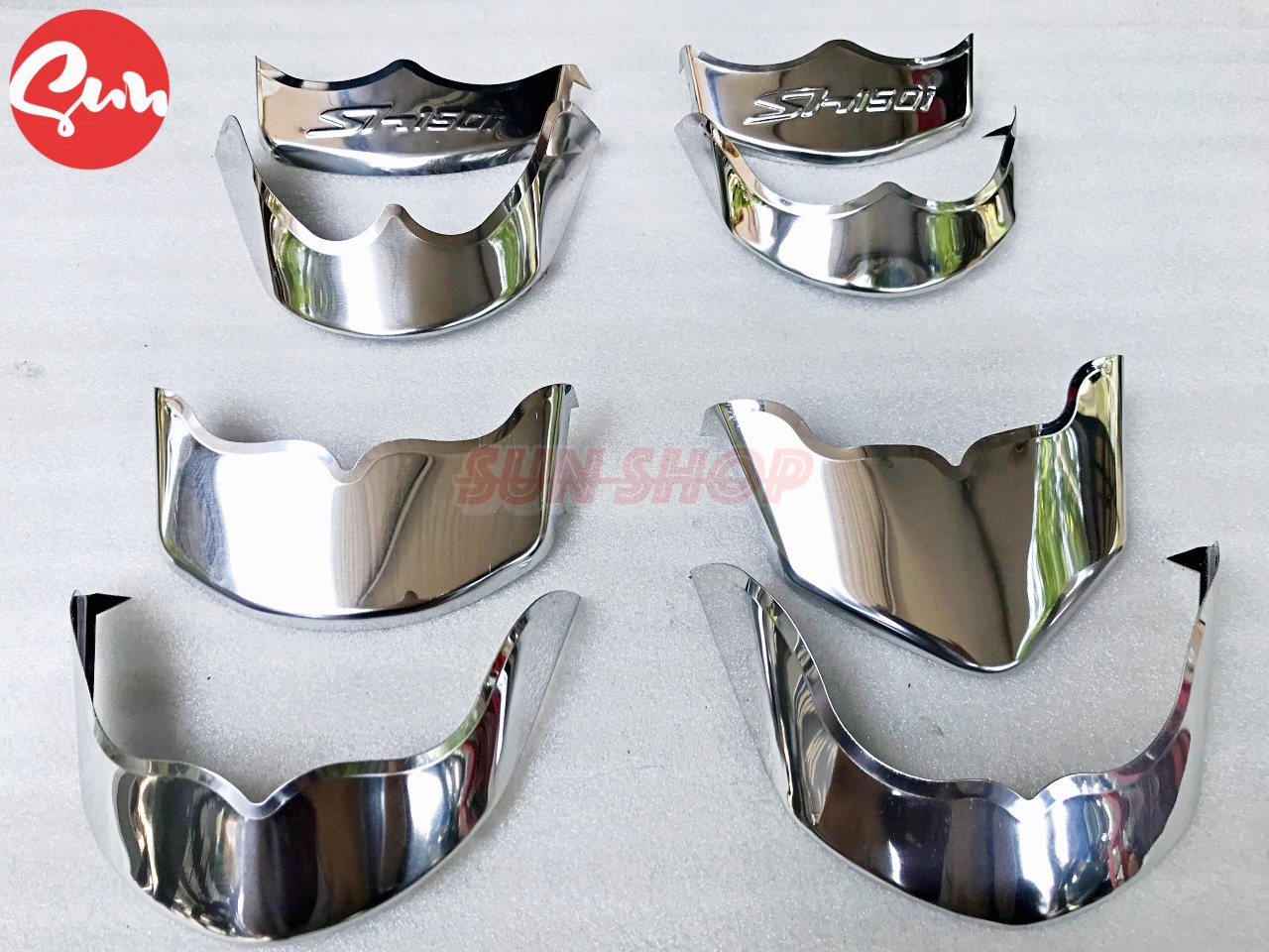 MỎ ĐUÔI DÈ INOX SH CÁC ĐỜI TỪ 2009, 2012, 2017, 2020 HÀNG DÀY SÁNG BÓNG BẢO VỆ TỐT CHO XE