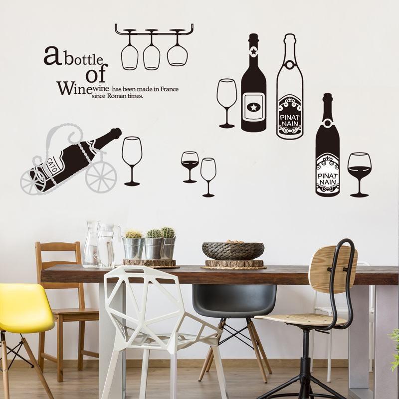 Decal dán tường mẫu trang trí nhà bêp trang trí
