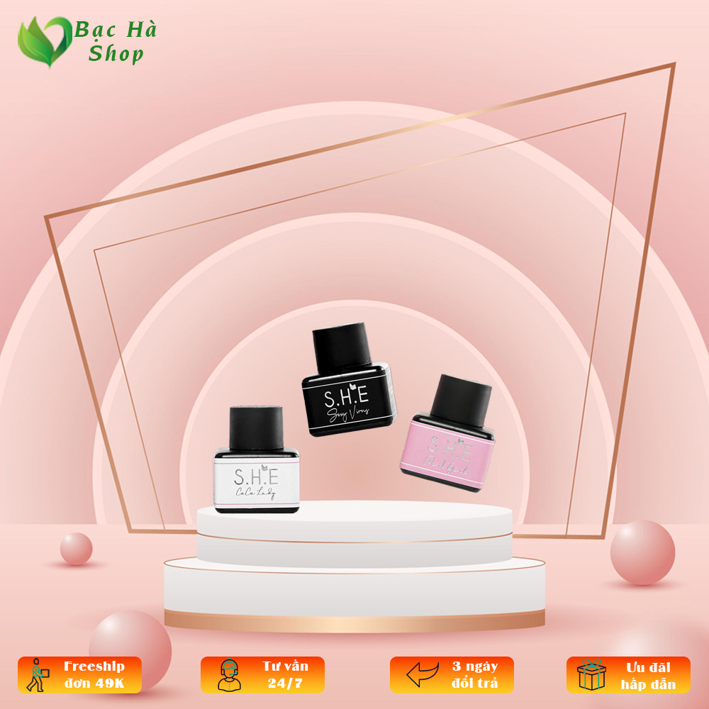 [HCM]Nước hoa vùng kín SHE Queenie skin dung tích 5ml 3 mùi thơm đặc sắc [ GIAO NGẪU NHIÊN]
