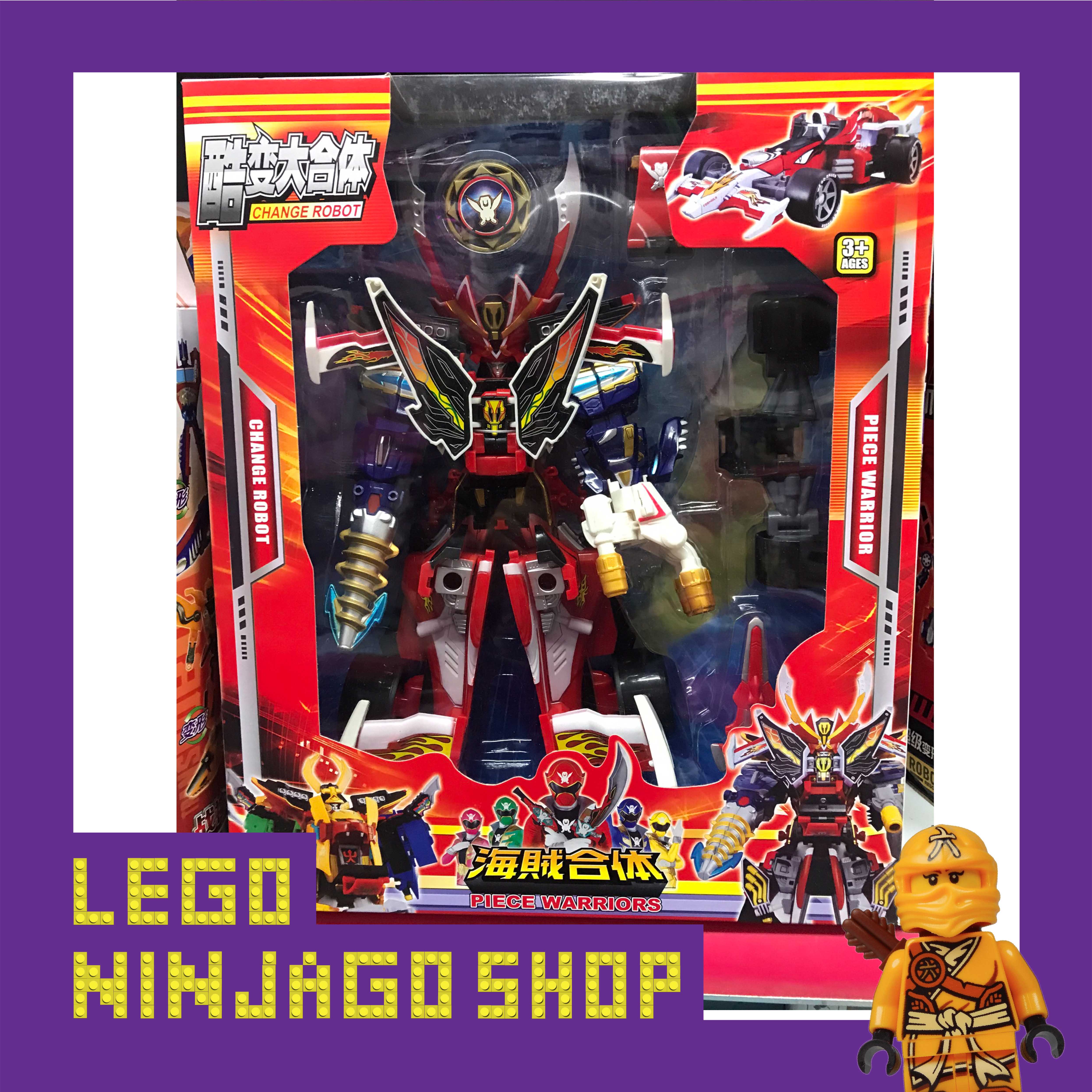 Bộ Robot Siêu nhân Hải tặc (ảnh thật)