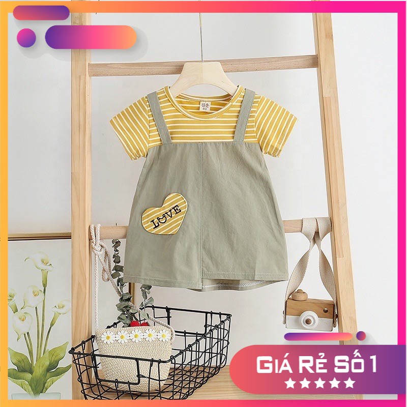 Đầm yếm bé gái - đồ trẻ em - cl