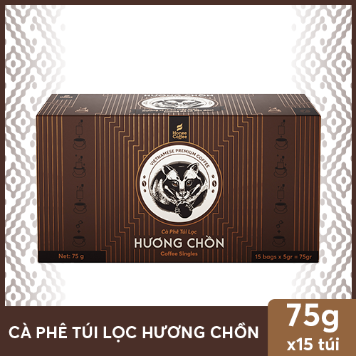 Cà Phê Hương Chồn Túi Lọc 75g - Honee Coffee