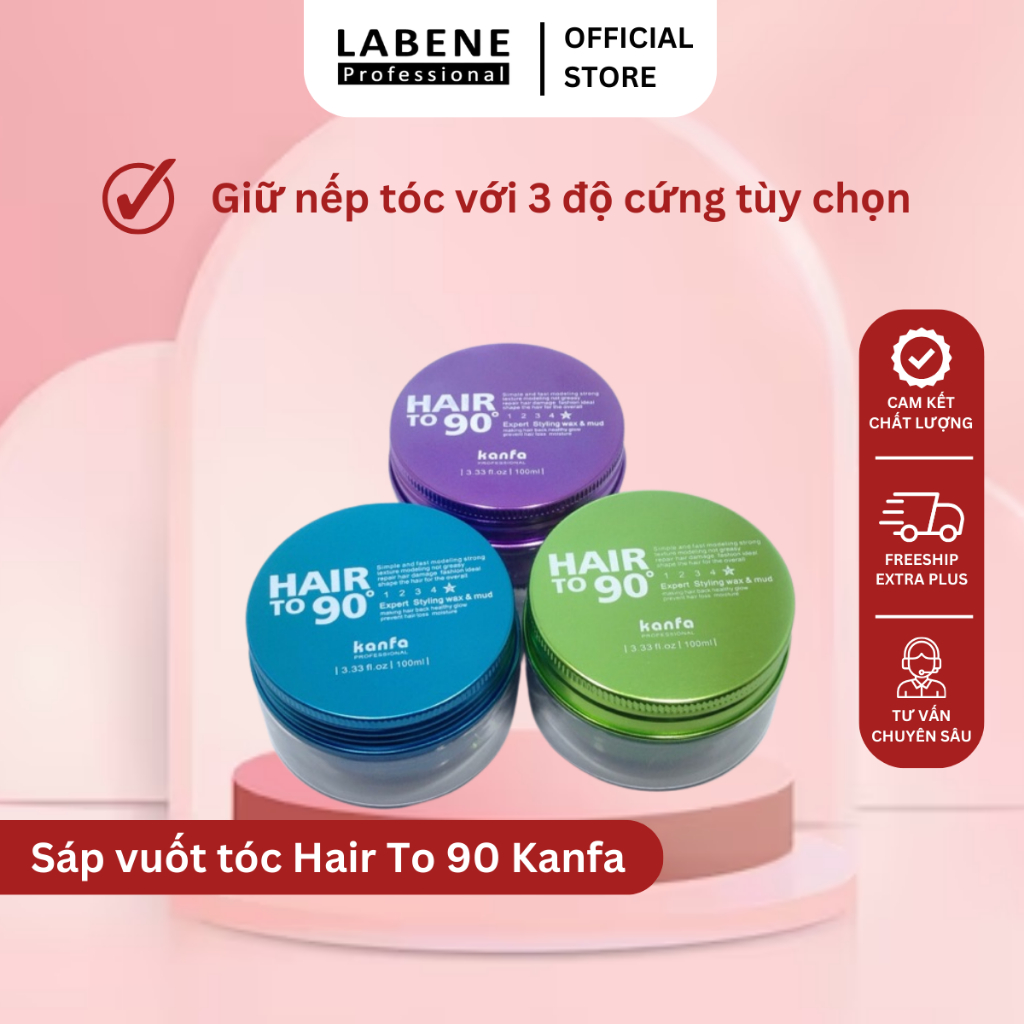 Sáp vuốt tóc Hair to 90 Kanfa