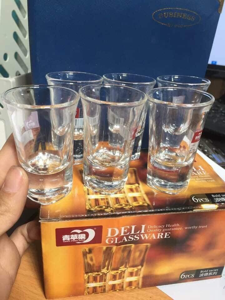 BỘ 6 LY UỐNG RƯỢU DELI GLASS