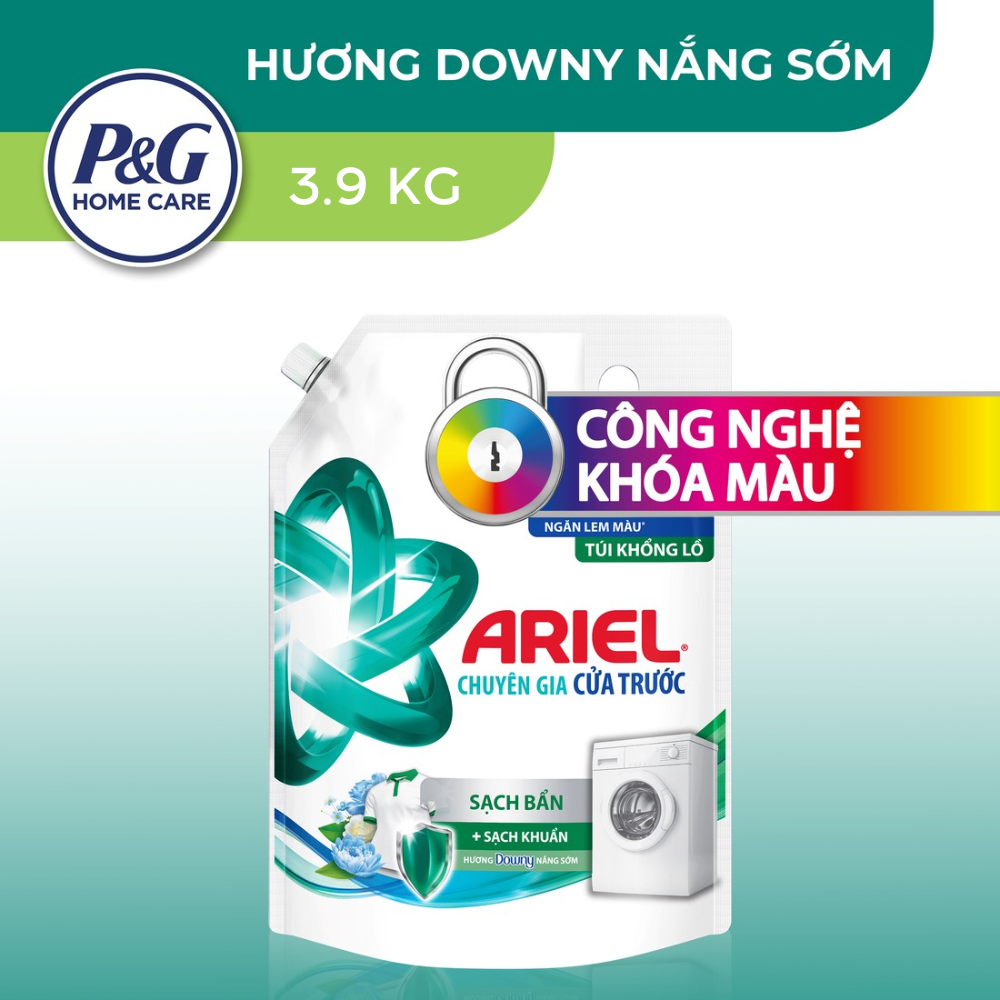 Nước Giặt Quần Áo Siêu Thơm ARIEL Cửa Trước Hương Downy 3.9kg/ Sen Nhài 3.7kg