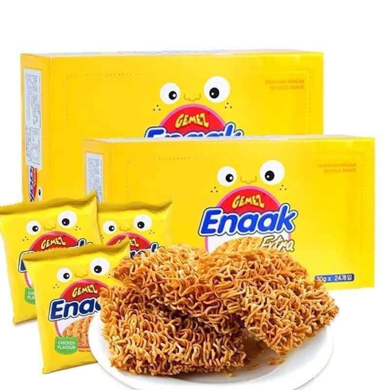 Hộp 24 gói mì Sack Enaak vị gà vàng