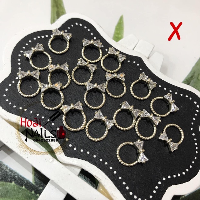 Đá hình cao cấp X Phụ kiện Nail