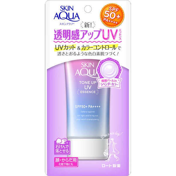 [Nội địa Nhật] Tinh Chất Chống Nắng Hiệu Chỉnh Sắc Tố Da Skin Aqua Tone Up UV Essence SPF 50+ PA++++ - 80 gram - TITIAN (Mẫu Mới)