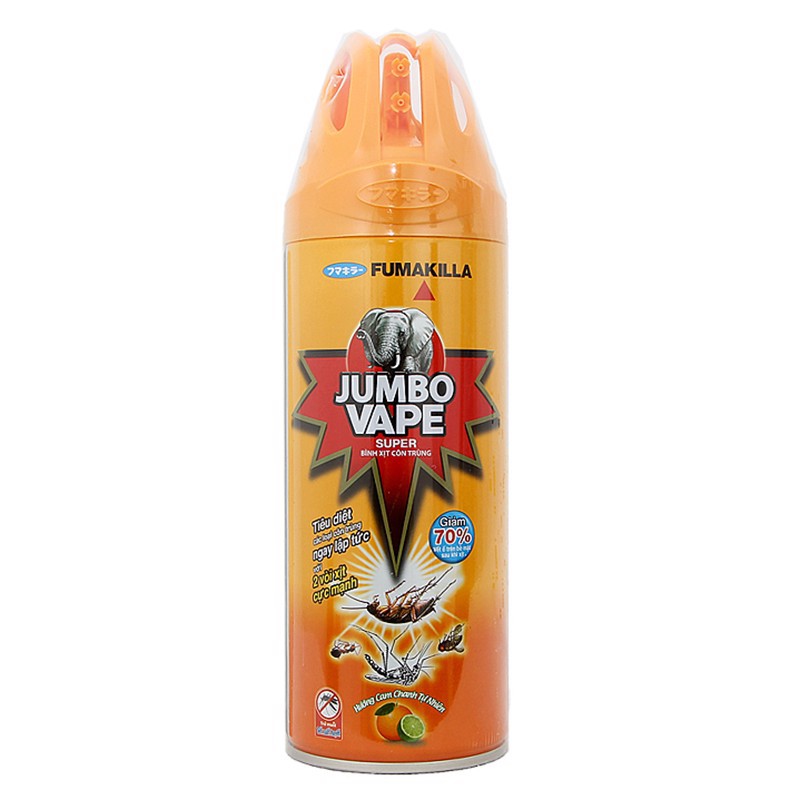 Bình xịt muỗi/côn trùng jumbo vape 300ml