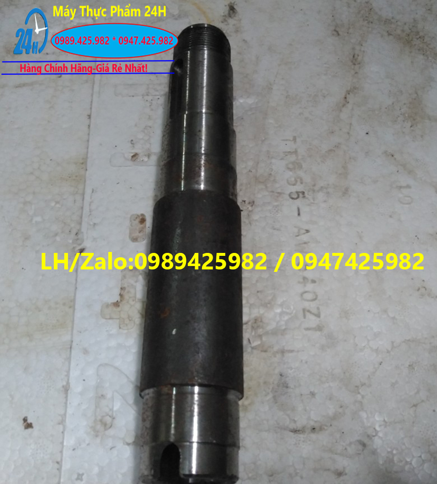 Trục lắp buly dùng cho đầu bỏng gạo 7 pec trung quốc