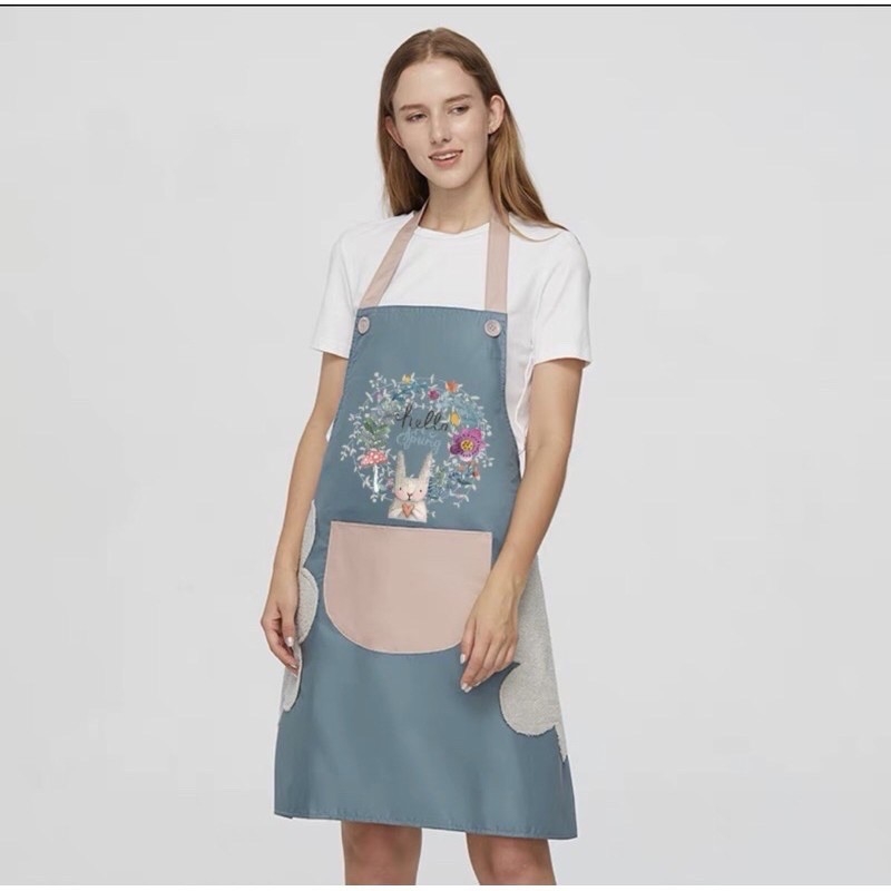 Tạp giề đa năng có túi đựng đồ - Tạp dề nhà bếp - Tạp Dề Chống Thấm Nước Nhà Bếp - Tạp Dề Lau Tay Phong Cách HIỆN ĐẠI- Áo Choàng Nấu Ăn Không Thấm Nước Và Dầu Nhà Bếp Thời Trang