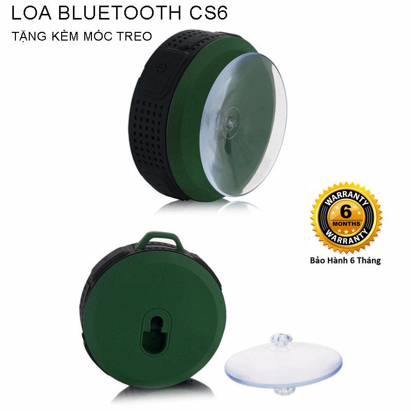 Lo Mini-Loa bluetooth chống nước CS6, nghe nhạc cực chất, CHỐNG SÓC, có khe cắm thẻ nhớ, phát nhạc tự động, bảo hành uy tín 1 đổi 1