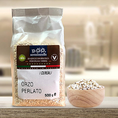 Hạt Ý Dĩ Hữu Cơ 500g Sottolestelle Organic Pearl Barley