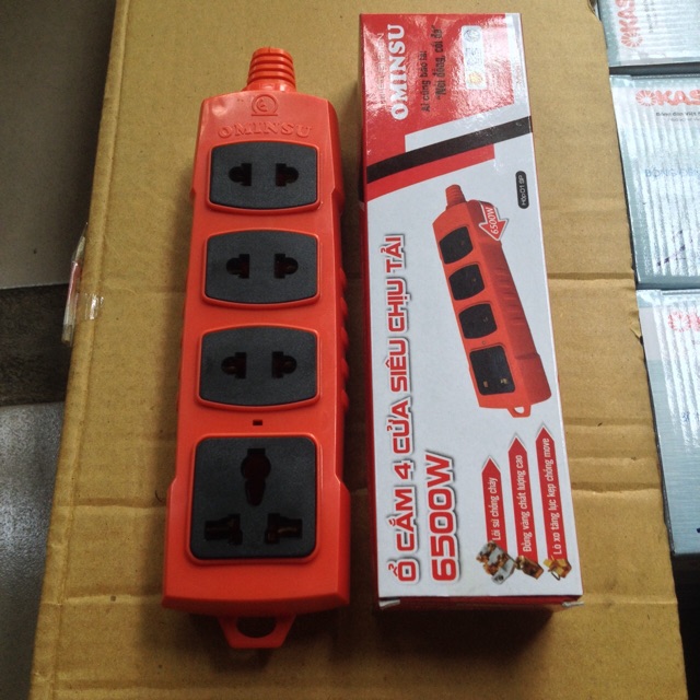 Ổ Cắm Chịu Tải Ominsu 4 Ngả 6500W