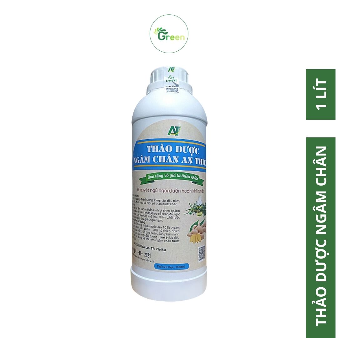 Nước Ngâm Chân Thảo Dược Giảm Đau Nhức, Lưu Thông Khí Huyết An Thiên 1000ml