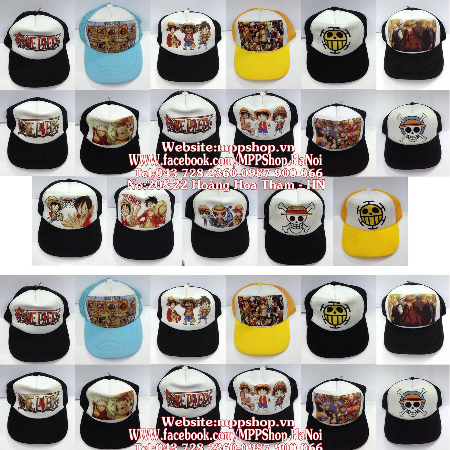 Mũ nónOne Piece mẫu ngẫu nhiên