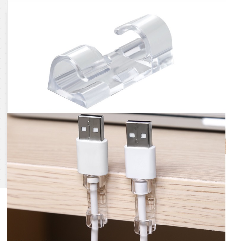 [HCM]Bộ 20 nẹp dây điện dán tường cố định dây sạc cáp sạc chắc chắn