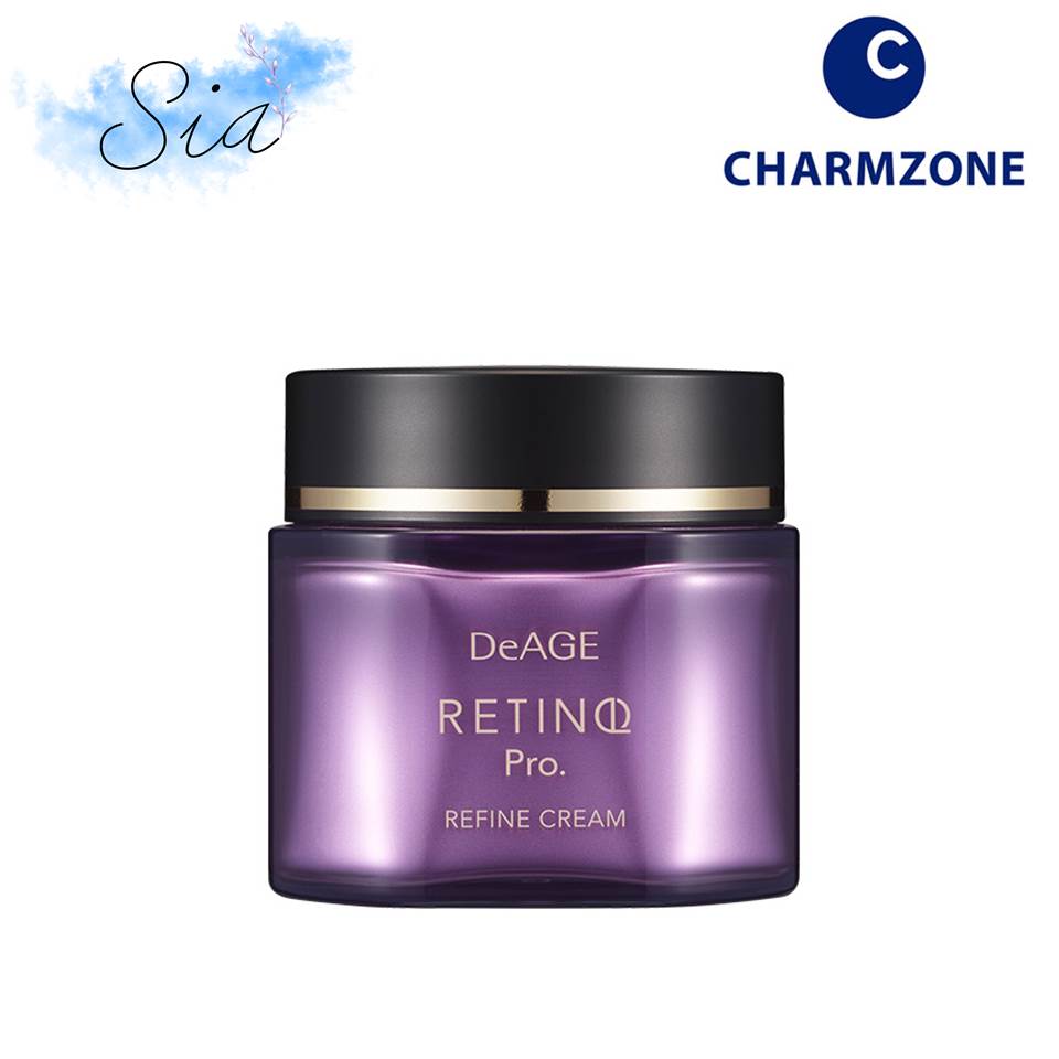 💜 Charmzone DeAGE RETINO Pro. Refine Cream tím 50ml- Dòng sản phẩm retino chống lão hóa cao cấp của Charmzone - Sia Beaute - Hàng chính hãng