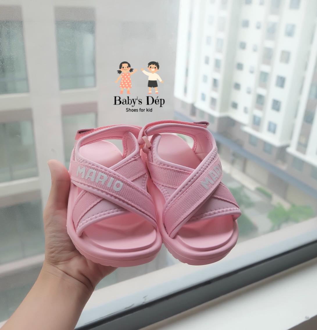 Sandal Mario Style Hàn Quốc cho bé