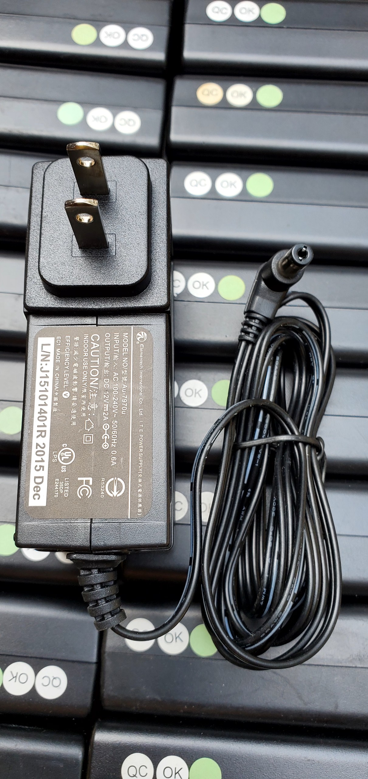 Adapter elementech - 12v 2a zin chính hãng - 12v2a