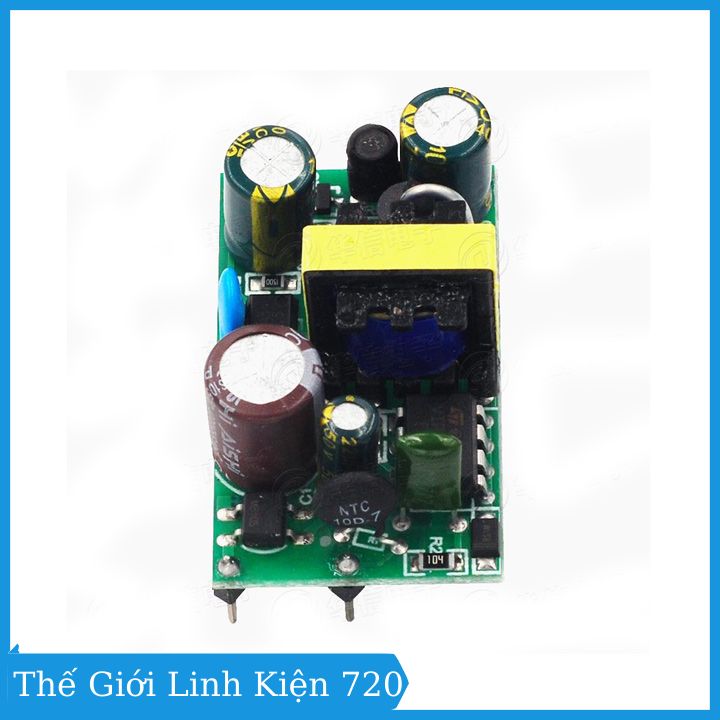 Nguồn xung ac-dc 220vac - 5vdc 1a 5w